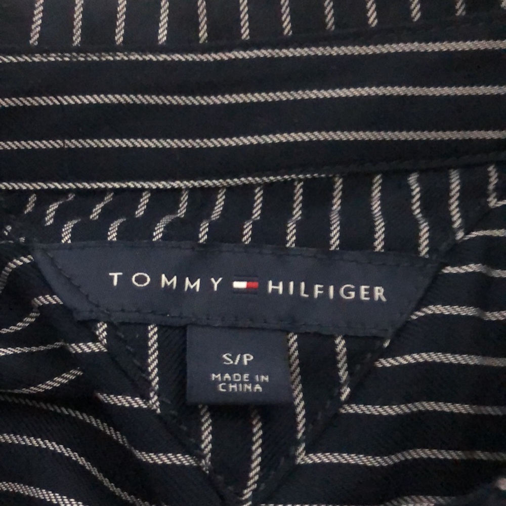 NWOT blue and white stripe button down. - Picture 5 of 6